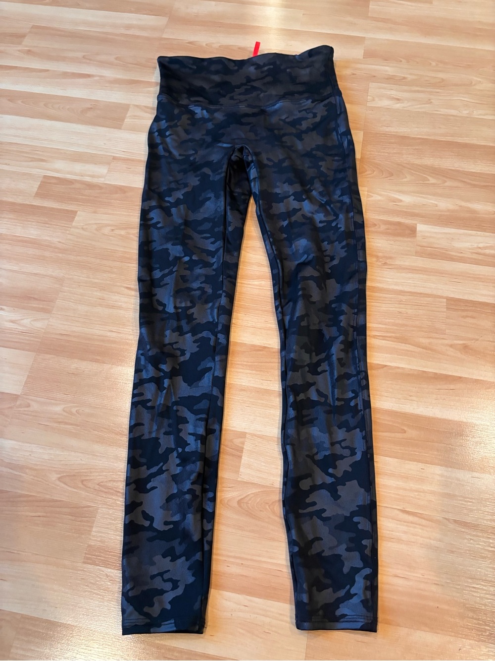 SPANX Black Camouflage Leggings